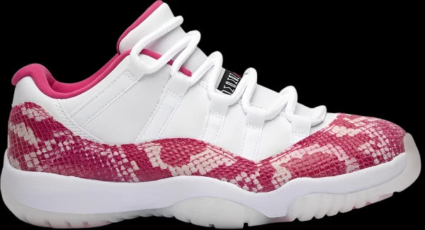 Pink 11 snakeskin clearance