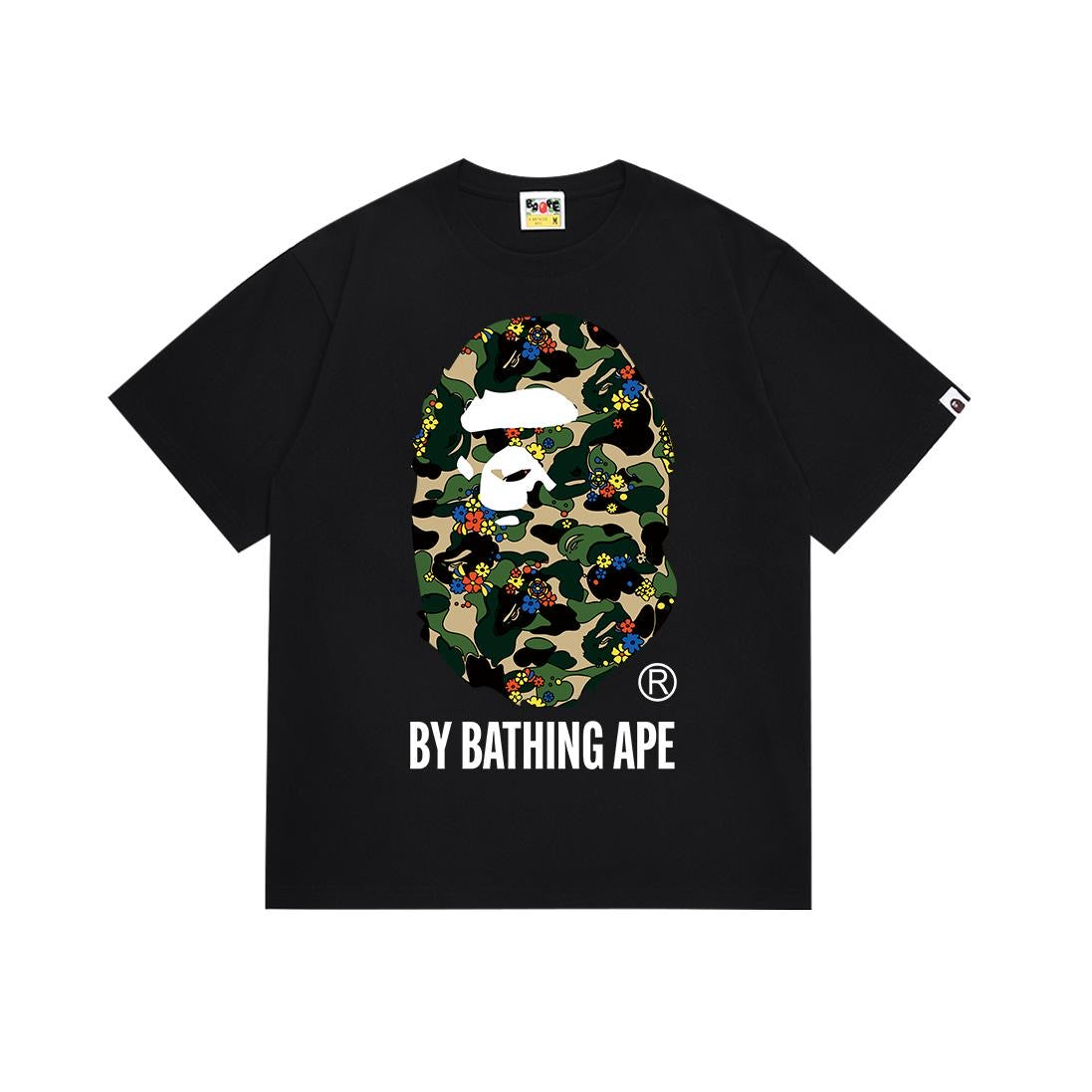 Camo Flower Green Tee