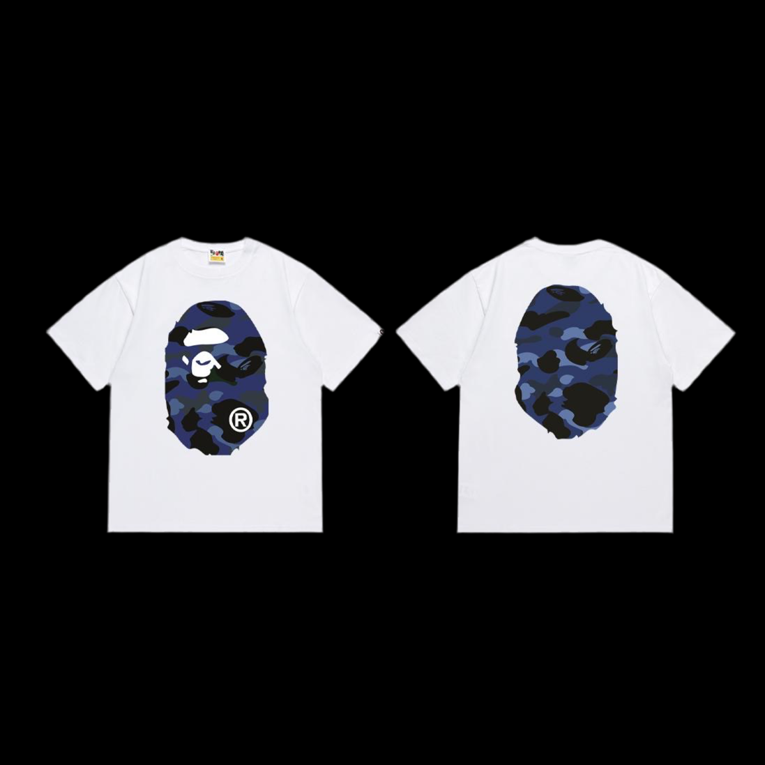 Bape Color Camo Big Head (Blue)