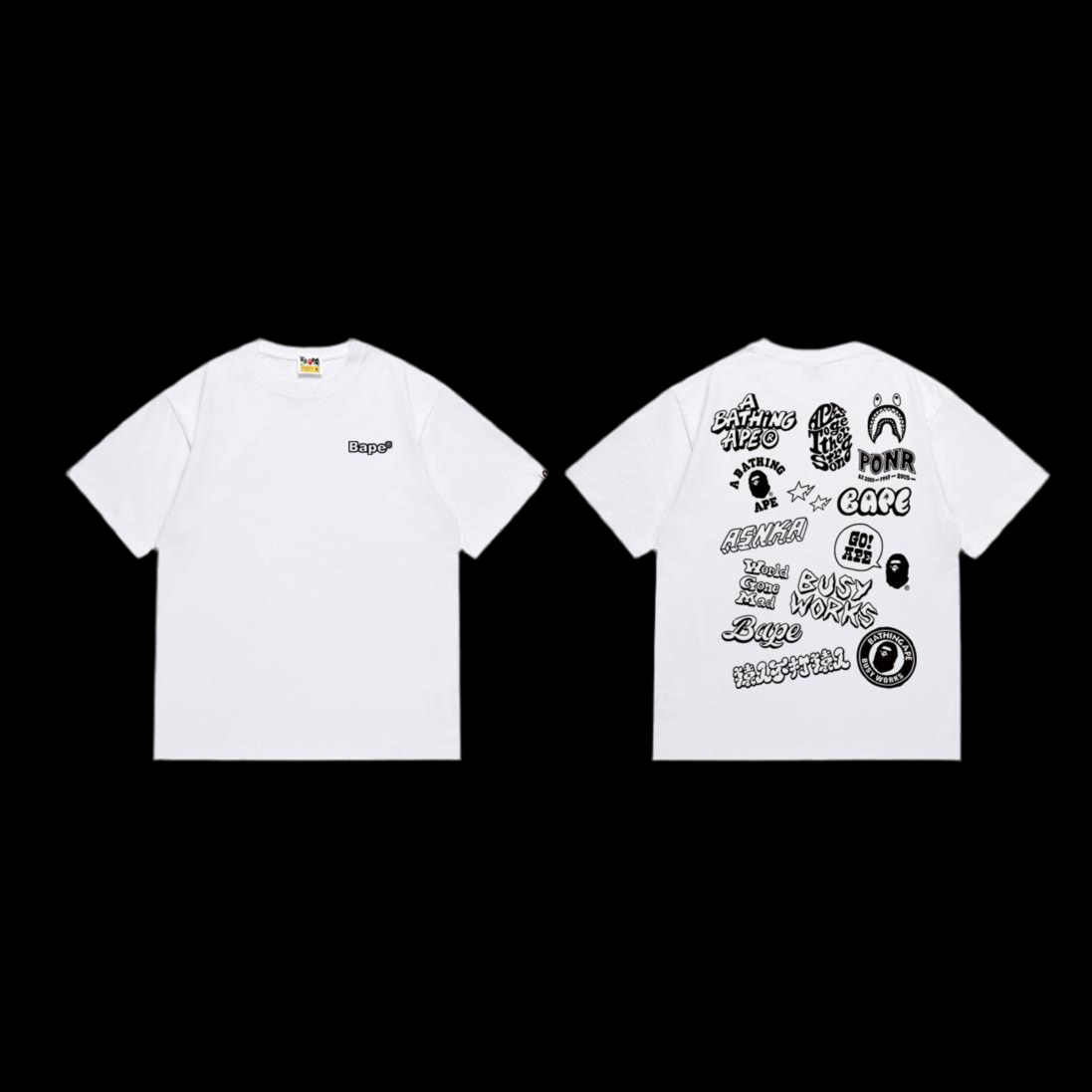 Bicolor Bape Graffiti