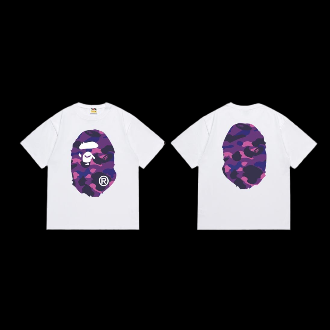 Bape Color Camo Big Head (Purple)