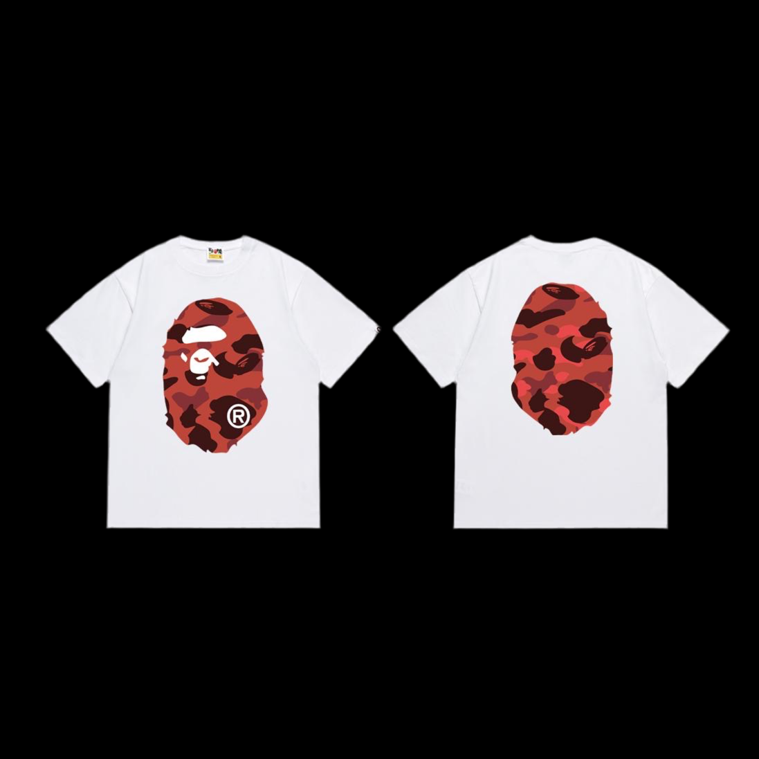 Bape Color Camo Big Head (Red)