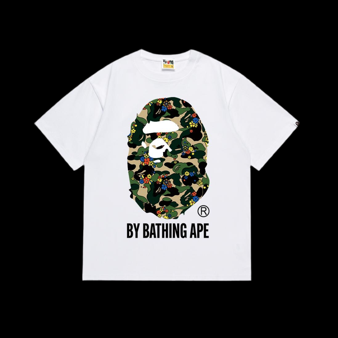 Camo Flower Green Tee