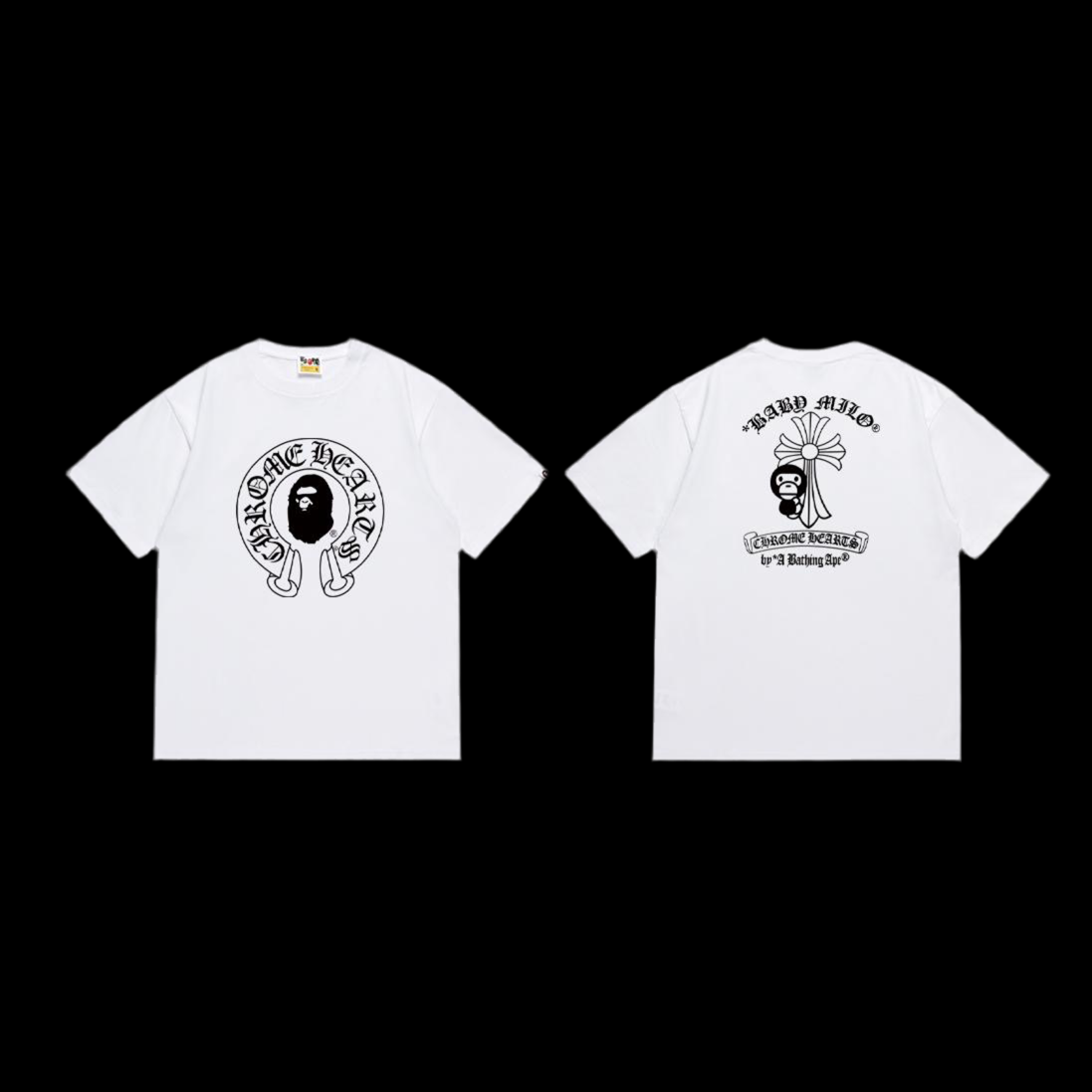 Bape Chrome X Hearts