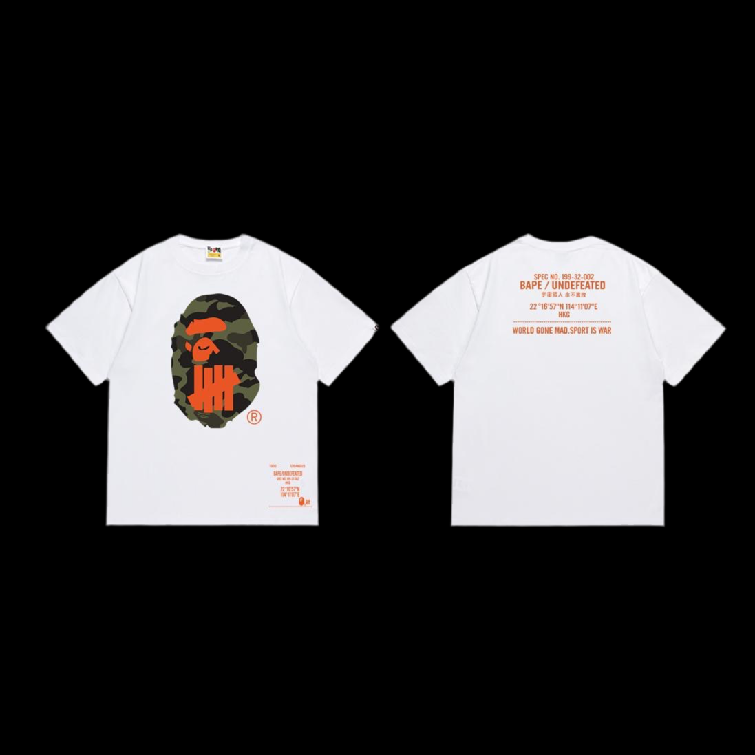 Bape Undefeated Sport Is War